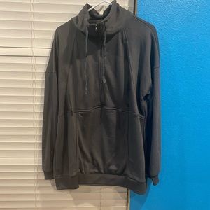 Charcoal quarter zip
